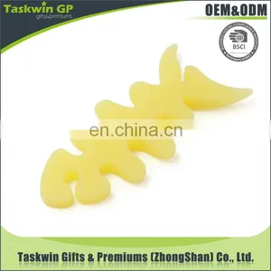 Custom Design Soft PVC Fish Bone Shape Wire Holder Clip thumbnail-5
