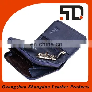 China Manufacture Low Price Genuine Leather Small Leather Coin Purse thumbnail-1