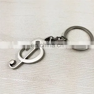 3D Customized Treble Clef Shape Keychain thumbnail-2