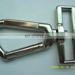 Custom Logo/size/color Metal Snap Hook Gold Snap Metal Keychain thumbnail-2