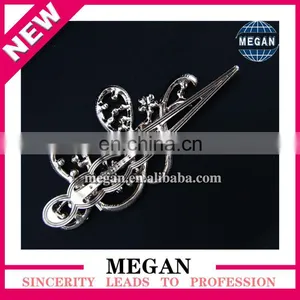 New Model Rhinestone Flower Hair Clips Crystal Hair Accessory for Women thumbnail-4
