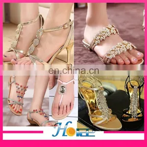 Wholesale China Supply Rhinestone Sandal Shoe Accessories Shoe Decoration thumbnail-5