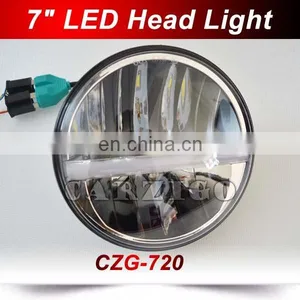2017 Hot Sale Fashion LED Head Light With White/Amber Angel Eye Hi/lo Beam Head Lamps thumbnail-1