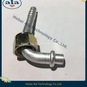 #6 #8 #10 #12Al Joint With Al Jacket Auto Air Conditioning Fitting Female O-Ring Connector 180 Degree AC Fitting thumbnail-3