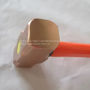 Copper Hammer Sledge Hammer With Fiberglass Handle Anti Spark Hand Tools thumbnail-2