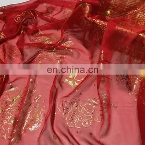 Wholesale 30D Thin Wedding Decoration Chiffon Bronzed Fabric thumbnail-1