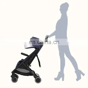 Lightweight Fiber Heated Adjustable Handle Baby Stroller thumbnail-6