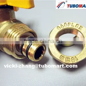 Gas Compression Fittings Gas Control Valve for Pex al Pex Gas Pipe thumbnail-1