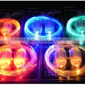 New LED Shoelaces Shoe Laces Shoestring Flash Light Up Glow Luminous Waterproof thumbnail-1