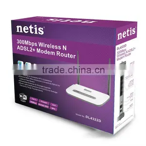 Netis 300Mbps Wireless N ADSL2+ Modem Router, Detachable Antennas thumbnail-6