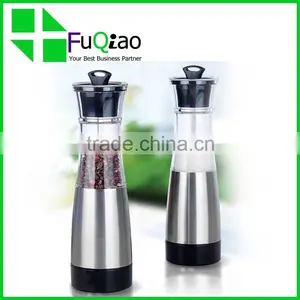 Hot Sale Cooking Tools FDA Manual 2 in 1 Salt and Pepper Grinder Quality Choice thumbnail-2
