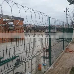 Low Price Electro Galvanized Flat Wrap Razor Barbed Wire Fencing thumbnail-5