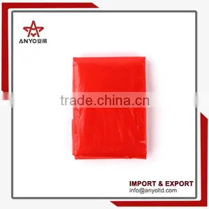 Good in Price and Quality China New Arrival Printed Disposable Rain Poncho thumbnail-1