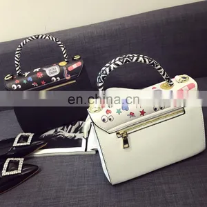 2020 Guangzhou Online Shoulder, Bag Special Customize Colorful Crossbody Bag Ladies Fashion Style Graffiti Handbag/ thumbnail-4