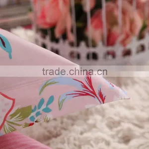 China Products Pink Floral Printed Pillowcase Super King Bedding Comforter Sets Dubai Bed Cover Set thumbnail-5