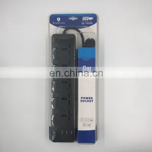 Multi-function 3 Way With USB Electric Extension Cord Socket 4 Way With USB Power Strip thumbnail-4