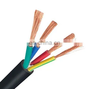 H05VV-F Copper Power Cable 4x4mm2 Copper 4x10mm Copper Pvc Cable Pvc thumbnail-1