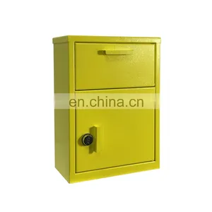 Parcel Drop Box Freestanding Mailbox Lockable For Package Delivery Storage thumbnail-1