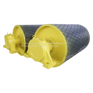 Conveyor Belt Steel Ceramic Non-Drive/Head/Bend/Take Up/Snub/Tail Rubber Lagging Drum Pulley thumbnail-2