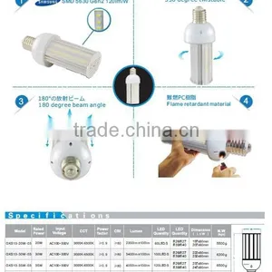 Dimmable E40 45watt Parking Lot Led Lights Bulb Led Lamp Replace 250watt Metal Halide thumbnail-5
