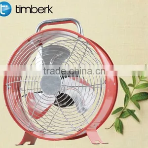 Small Colorful Desk Clock Fan thumbnail-1