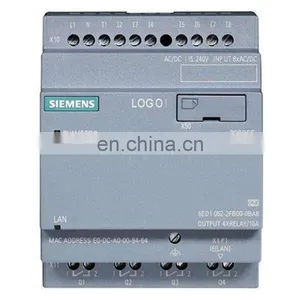 Original 6ED1055-1FB00-0BA2 Siemens PLC LOGO Extension Module DM8 230R thumbnail-1