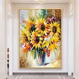 Hand-painted Abstract Canvas Oil Painting Wall Art Used for Home Decoration thumbnail-1