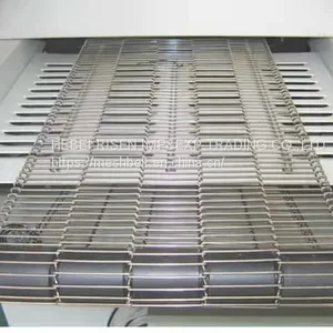 High Quality Food Grade Stainless Steel Metal Wire Mesh Conveyor Belts,flat Flex Belt for Furnace Oven,pizza Oven thumbnail-1