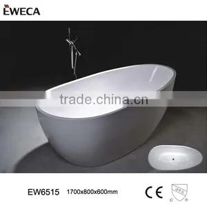 2014 New Style Acrylic Bathtub, Egg Shape Bath Tub,Thin Edge Tub thumbnail-1