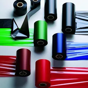 Custom Color or Black Thermal Transfer Printer Ribbon Hot Stamp Ribbon for Expiry Date Coding thumbnail-1