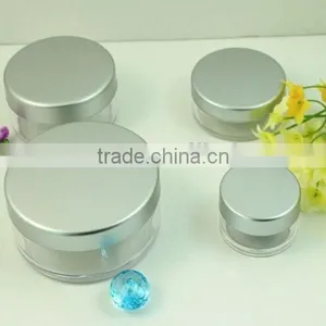 Makeup Loose Powder Jar With Matte Silver Lid,sifter Jar thumbnail-1