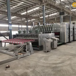 Corrugated Paperboard Flexo Printer Slotter Die Cutter Machine thumbnail-1
