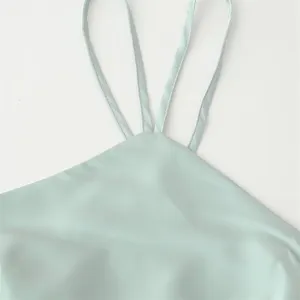 2025 Summer New Texture New Sexy French Satin Strap Dress thumbnail-4