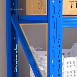 Compact Warehouse Shelving for Small 3PL & Logistics – 2 People DIY Assembly, No Professional Tools, 4 Tier thumbnail-4