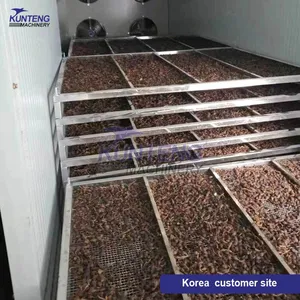 Smoked Fish Drying and Smoking Machine Shrimp Chicken Insects Bsf Catfish Silkworm Cocoon Dryer Drying Dried Fish Machine EPC thumbnail-3