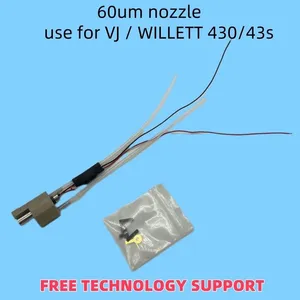 200-0430-141 60um Nozzle Assembly for Willett 430 405 407 Videojet 43S Inkjet Coding Printer thumbnail-1