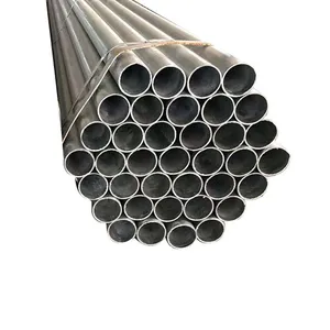 Galvanized Carbon Steel Round Tube Q235 OD 15-273mm Wall 1-8mm Length Customized for Greenhouse Frame thumbnail-1