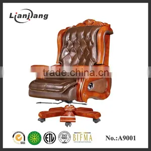 Luxurious Antique Wooden Swivel Chair Wholesale thumbnail-1