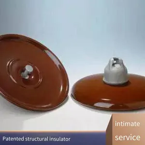 Electric Porcelain Tension Insulator Ceramic for Guy Wire Low Voltage Factory Price thumbnail-3