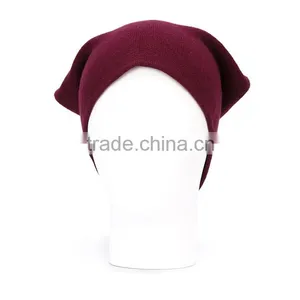 Fashion Lady Blank Knitted Turban Hat thumbnail-2