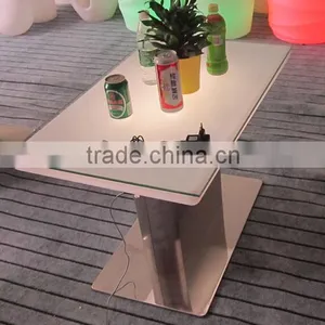 New PE Plastic Bar Table With LED Light and Remote Control YXF-8856 thumbnail-6