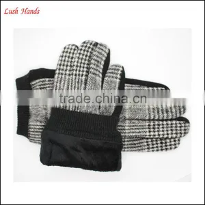 Ladies Delicate Factory Woolen Gloves Lining With Polyester thumbnail-2