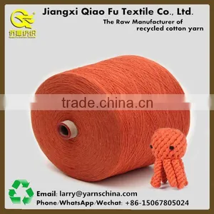 Open End Recycled Cotton Polyester Blended Yarn,Carded Cotton Yarn for Pet Balls thumbnail-2