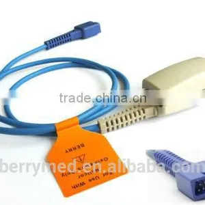 BERRY Nellco Reusable SpO2 Sensor for Adult Popular 9 Pin Finger Senser thumbnail-1