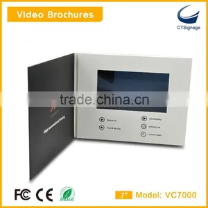 7 Inch Tft Lcd Screen Sexy Video Books Booklets Brochures Business Cards Displays Vc7000 thumbnail-3