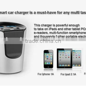 PowerUP Universal USB Car Charger and DC Splitter Adapter With Dual USB Rapid Charging Ports thumbnail-1