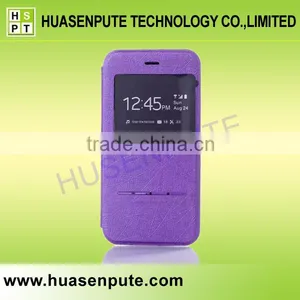 For Apple Iphone6 One Window Bling Color Flip Leather Holster Cover thumbnail-1
