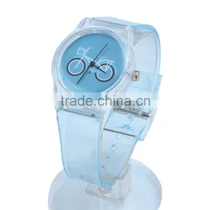 ZHONGCHEN 2618 Summer Cartoon Bicycle Male and Female Silicone Watch Fashion Women Dress Wristwatch Analog Casual Quartz Watch R thumbnail-3