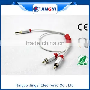 3.5mm White and Black 3 RCA Male Stereo Audio Cable thumbnail-4