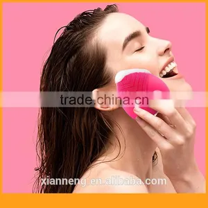 New Product 2016 Electric Silicone Handheld Waterproof Facial Cleansing Brush With Hypoallergenic thumbnail-2